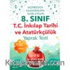 8. Sınıf T.C İnkılap Tarihi ve Atatürkçülük Yaprak Testi