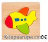 Montessori Ahşap Zeka Oyunları / w-Basic Parts AIRPLANE