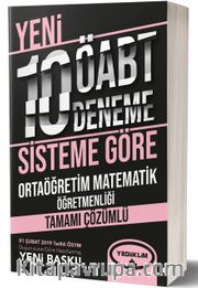 ÖABT Ortaöğretim Matematik Tamamı Çözümlü 10 Deneme (75 Soruluk Yeni Sisteme Göre )