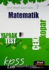 2013 KPSS Genel Yetenek Genel Kültür Matematik Çek Kopar Yaprak Test