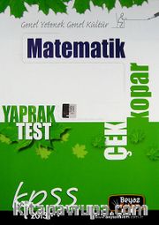2013 KPSS Genel Yetenek Genel Kültür Matematik Çek Kopar Yaprak Test