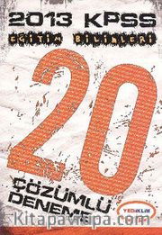 2013 KPSS Eğitim Bilimleri 20 Çözümlü Deneme