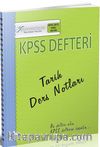 2013 KPSS Defteri Genel Kültür Tarih Ders Notları