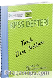2013 KPSS Defteri Genel Kültür Tarih Ders Notları