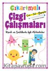 Çıkartmalı Çizgi Çalışmaları Çiz-Sil-Yapıştır Hayvanlarla İlgili Aktiviteler (Yaz-Sil Kalemi Hediyeli)