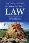 An Introduction To Law & (Hukuka Giriş) Üniversiteler İçin