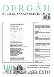 Dergah Edebiyat Sanat Kültür Dergisi Sayı:349 Mart 2019