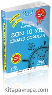 YKS Hazırlık TYT Tek Kitap Son 10 Yıl Çıkmış Sorular