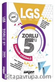 LGS Zorlu Tamamı Çözümlü 5 Deneme Sınavı 