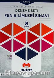 LYS-2 Deneme Seti Fen Bilimleri Sınavı (8 Fasikül Deneme)
