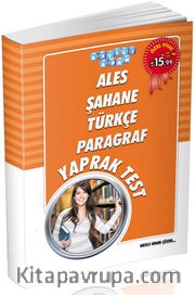 ALES Şahane Türkçe Paragraf Yaprak Test