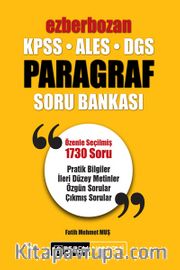 2019 KPSS ALES DGS Ezberbozan Paragraf Soru Bankası