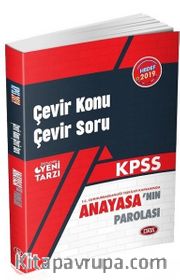 2019 KPSS Anayasanın Parolası Çevir Konu Çevir Soru