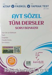 AYT Sözel Tüm Dersler Soru Bankası