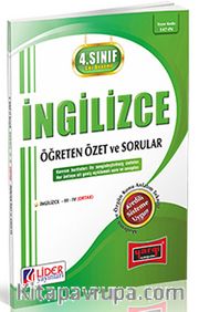 AÖF 4. Sınıf Güz Dönemi/Bahar Dönemi İngilizce III-IV Öğreten Özet ve Sorular (Kod:AF-147-IN)