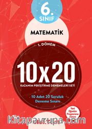 6. Sınıf 1. Dönem Matematik 10x20 Kazanım Pekiştirme Denemeleri Seti