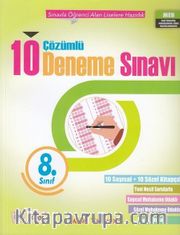 8. Sınıf Çözümlü 10 Deneme Sınavı 