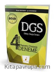 2019 DGS Dört Dörtlük 4 Deneme Sınavı Tamamı Çözümlü 