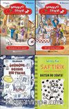 Set 2 (4 Kitap)( Spagetti Çetesi - Bisikletimi Kim Çaldı?/Spagetti Çetesi - Öf, Çok Kötü Koktu!/Saftirik - Batsın Bu Dünya!/Önümüze Gelene Bir Tekme)