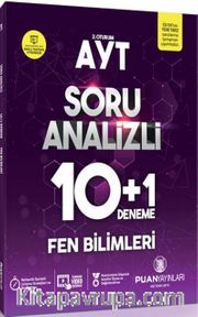 AYT Fen Bilimleri Soru Analizli 10 Artı 1 Deneme
