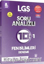 8. Sınıf LGS Fen Bilimleri Soru Analizli 10 Artı 1 Deneme 