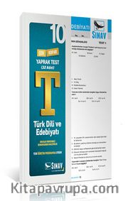 10. Sınıf Türk Dili ve Edebiyatı Yaprak Test