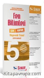 5. Sınıf Fen Bilimleri Çek Kopar Yaprak Test (32 Adet)