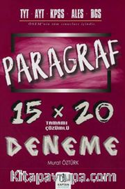 Paragraf 15 x 20 Tamamı Çözümlü Deneme