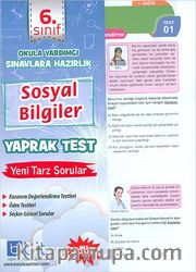 6.Sınıf Sosyal Bilgiler Yaprak Test