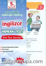 5.Sınıf İngilizce Yaprak Test