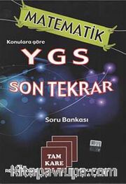 Matematik Konularına Göre YGS Son Tekrar Soru Bankası