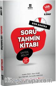 8. Sınıf Sayısal Son Dakika Soru Tahmin Kitabı