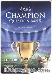 KPSS Champion Question Bank Eğitim Bilimleri - 2416 Soru