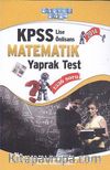 2014 KPSS Lise Önlisans Matematik Yaprak Test