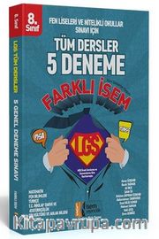 2019 Farklı İsem 8. Sınıf Tüm Dersler 5 Deneme Sınavı