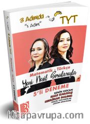 TYT 3 Adımda Matematik-Türkçe 5'li Deneme