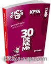2014 KPSS HSS Tarih Çözümlü 30 Deneme