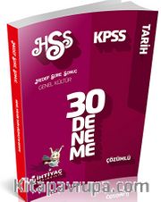 2014 KPSS HSS Tarih Çözümlü 30 Deneme