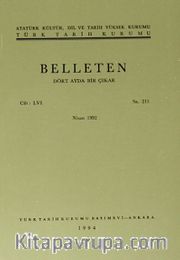 Belleten Sayı:215 Cilt:56
