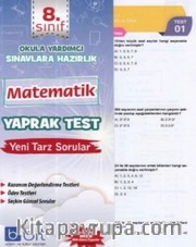 8. Sınıf Matematik Yaprak Test