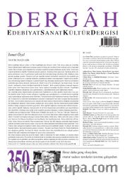 Dergah Edebiyat Sanat Kültür Dergisi Sayı:350 Nisan 2019