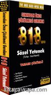 DGS TYT ALES 818 Sözel Soru Bankası
