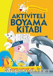 Aktiviteli Boyama Kitabı - Deniz Hayvanları