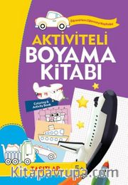Aktiviteli Boyama Kitabı - Taşıtlar 
