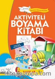 Aktiviteli Boyama Kitabı - Taşıtlar