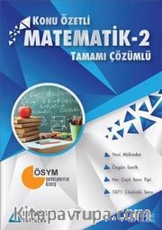 Matematik 2 Tamamı Çözümlü Konu Özetli 