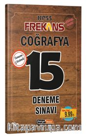 2019 KPSS Frekans Coğrafya Çözümlü 15 Deneme Sınavı 