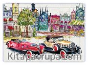 Klasik Arabalar Ahşap Puzzle 35 Parça (XXXV-14)