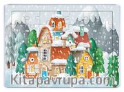Orman Köyü ve Kış Ahşap Puzzle 35 Parça (XXXV-20)