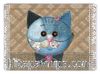 Yamalı Kedi Ahşap Puzzle 35 Parça (XXXV-28)